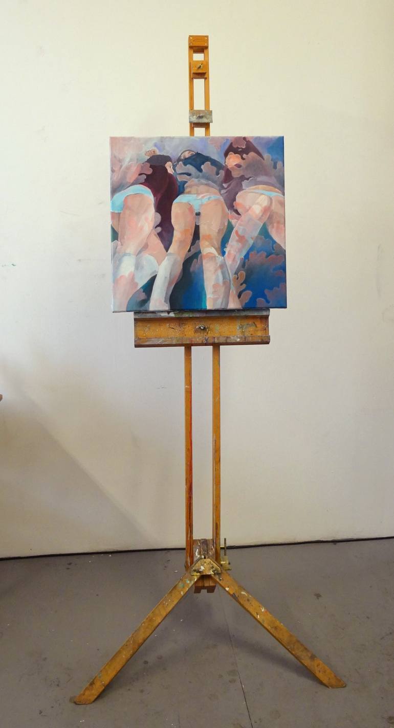 Original Contemporary Erotic Painting by Daria Zapala