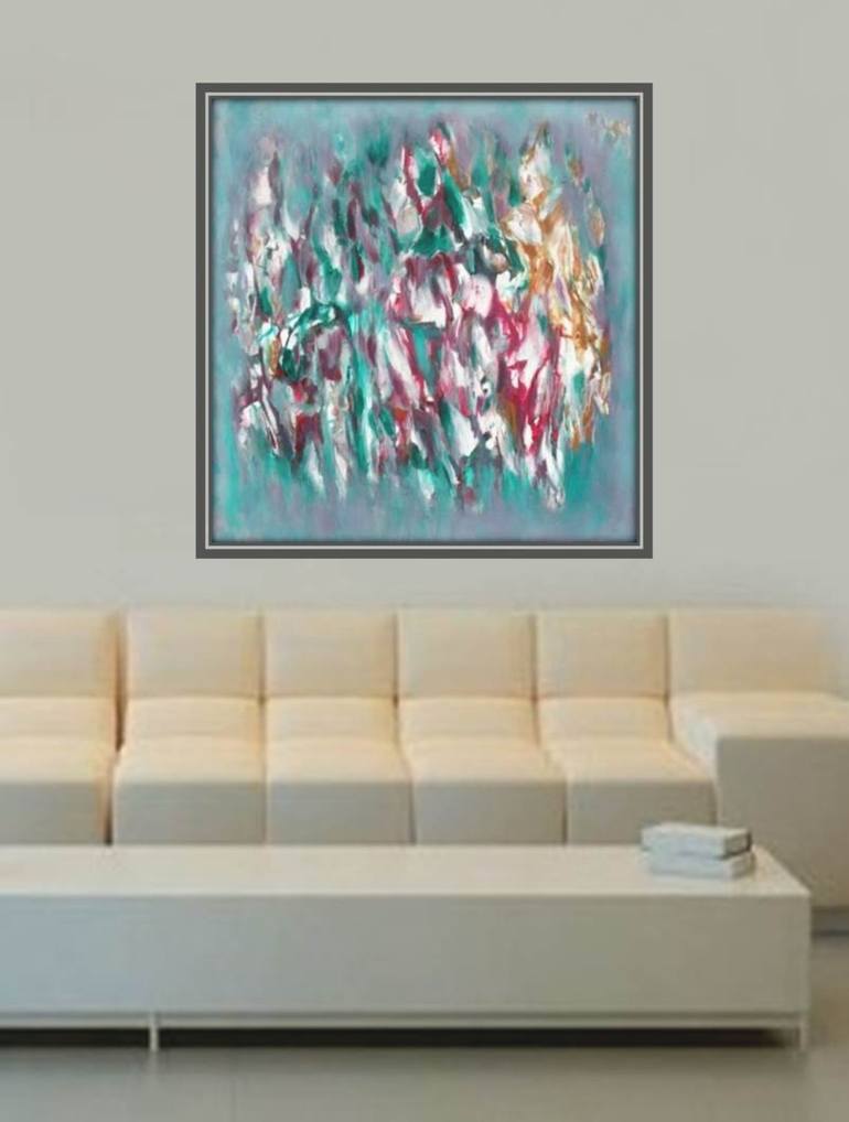 Original Abstract Expressionism Floral Painting by Gregg Simpson