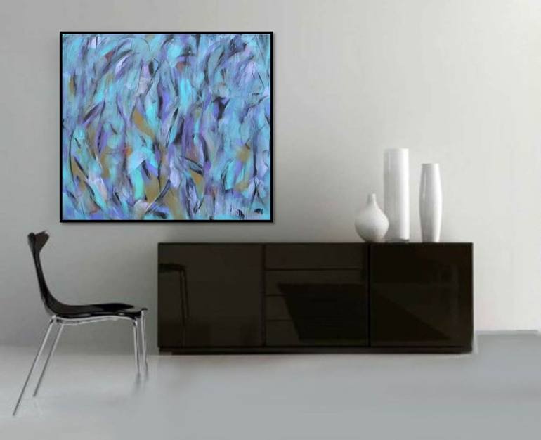 Original Abstract Expressionism Patterns Painting by Gregg Simpson