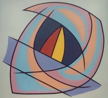 Original Art Deco Abstract Paintings by Gregg Simpson