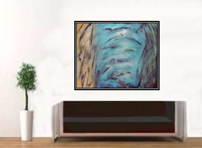 Original Abstract Expressionism Abstract Painting by Gregg Simpson