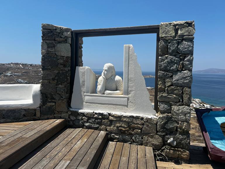 Original Figurative People Sculpture by Andrew Wielawski