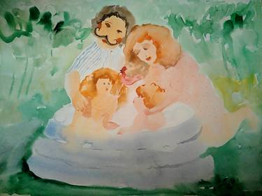 Print of Children Paintings by Victoria Merenkova