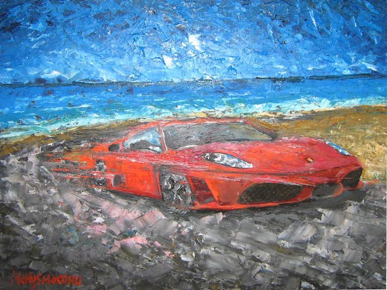 Ferrari Painting by Marius Mocanu Saatchi Art