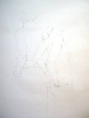 Original Realism Nude Drawings by Janice Shaw