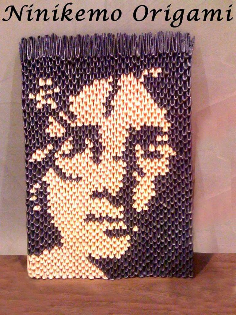 John Lennon 3d Origami Paper Art