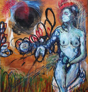 Original Expressionism Nude Paintings by Fabrizio D'Andrea