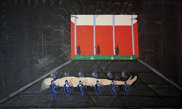 Original Contemporary Abstract Painting by Leo Katunaric Kadele