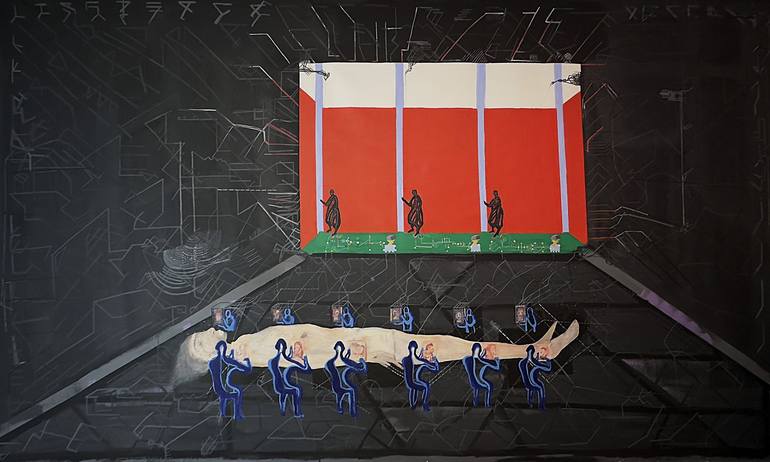 Original Contemporary Abstract Paintings by Leo Katunaric Kadele