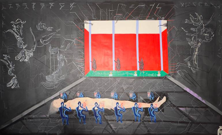 Original Contemporary Abstract Painting by Leo Katunaric Kadele