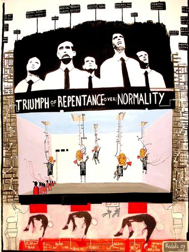 Triumph of the repentance over the normality / Tryptich - right panel thumb