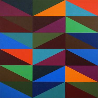 Original Abstract Geometric Paintings by Kenneth Grzesik
