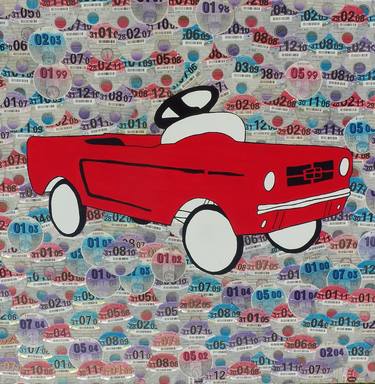 Print of Street Art Transportation Collage by Athol Whitmore