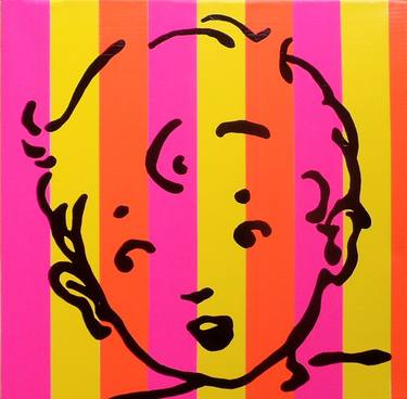 Print of Pop Art Children Paintings by Athol Whitmore