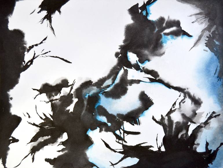 Smoke Shades 3 - Sombras de Humo Painting by Clara Rossy | Saatchi Art