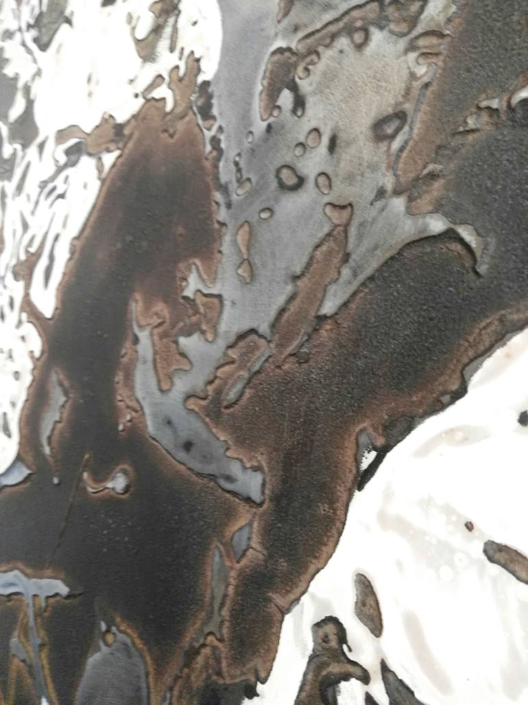 Original Abstract Expressionism Abstract Painting by Clara Rossy