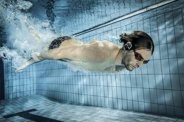 Camille Lacourt French Swimmer - limited edition of 45 thumb