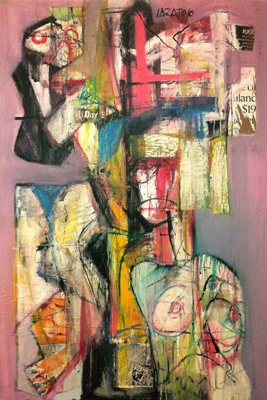 Original Abstract Expressionism People Paintings by Bruno Varatojo