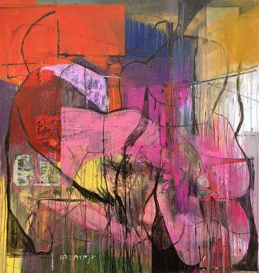 Original Abstract Expressionism Abstract Paintings by Bruno Varatojo