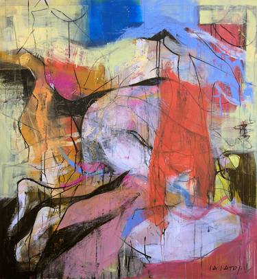 Original Abstract Expressionism Love Paintings by Bruno Varatojo