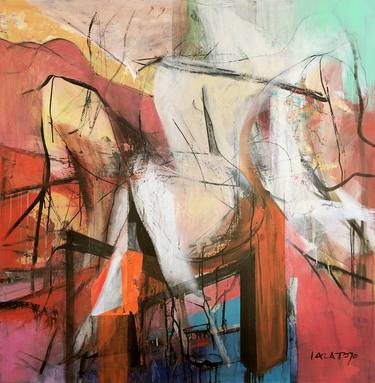 Original Abstract Expressionism Nude Paintings by Bruno Varatojo