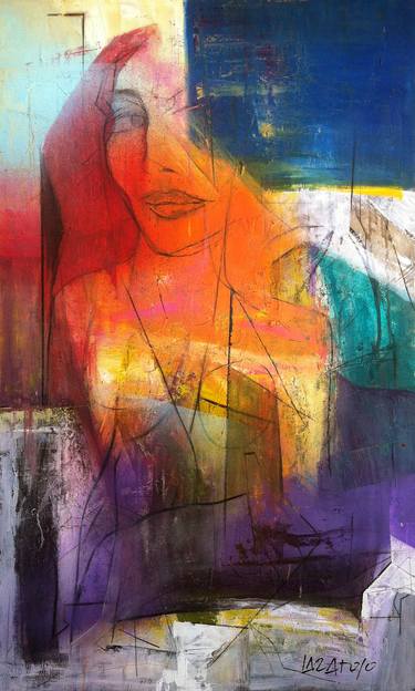 Original Abstract Expressionism Women Paintings by Bruno Varatojo