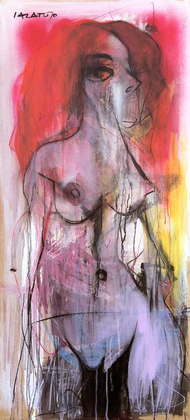 Original Abstract Expressionism Women Paintings by Bruno Varatojo