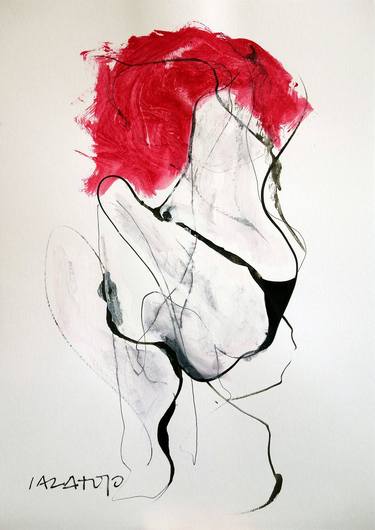 Original Abstract Nude Drawings by Bruno Varatojo