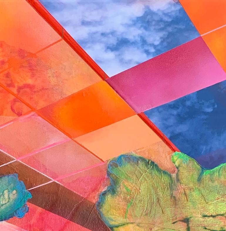 Original Surrealism Fantasy Mixed Media by Abol Bahadori