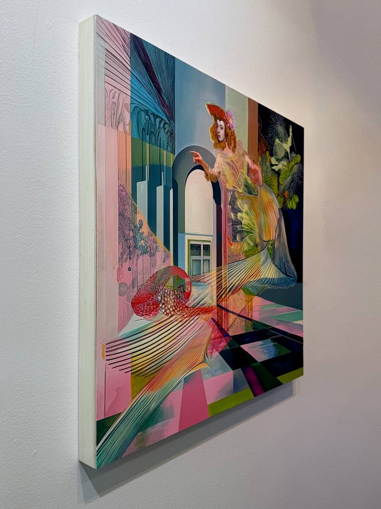 Original Contemporary Architecture Mixed Media by Abol Bahadori