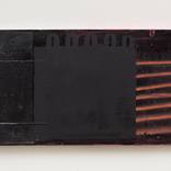 censoredpaintings/ veneer as index/ grey and pink/ brown sugar by Theresa  Anderson