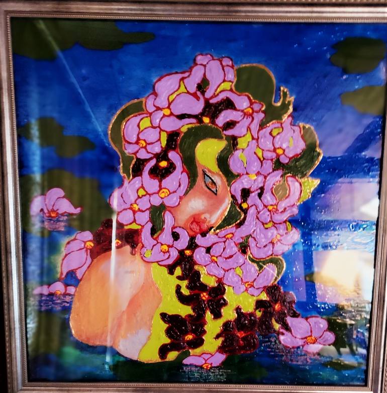 Original Expressionism Fantasy Painting by Tatyana Shvartsakh