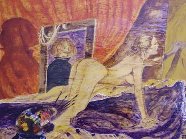 Original Figurative Erotic Paintings by Francisco Urbano