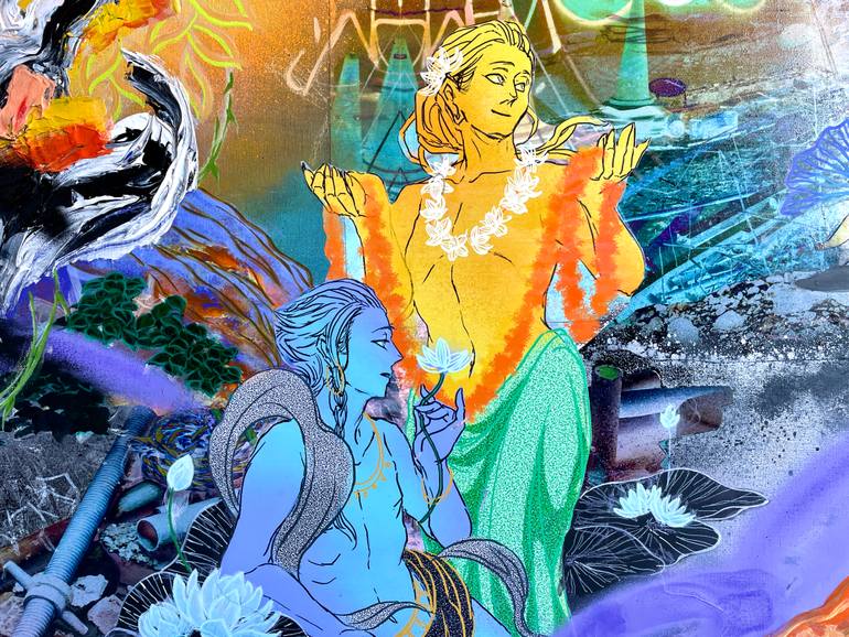 Original Contemporary Fantasy Painting by Taki Kitada