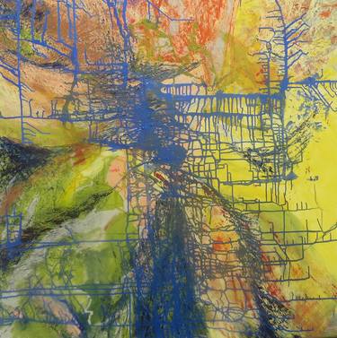 Original Abstract Tree Paintings by Mitsuko Aikawa