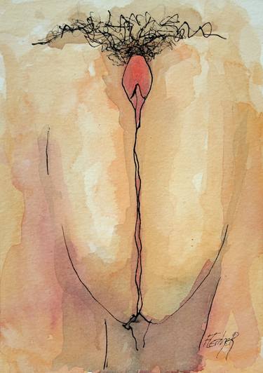 Print of Expressionism Erotic Drawings by Stewart Fletcher