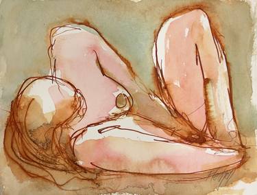 Print of Expressionism Erotic Drawings by Stewart Fletcher