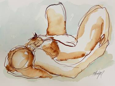 Original Expressionism Erotic Drawings by Stewart Fletcher