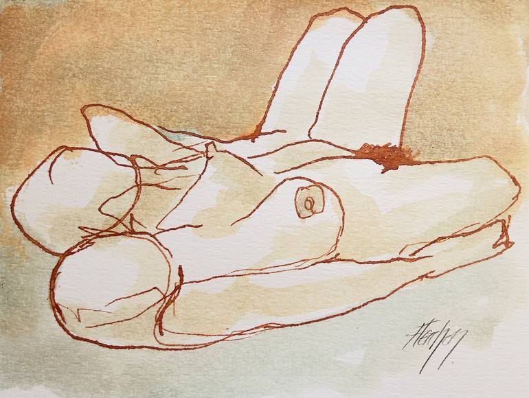 Original  Drawing by stewart fletcher