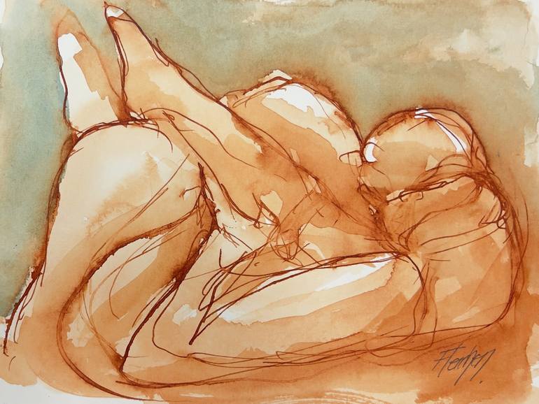 Original  Drawing by stewart fletcher