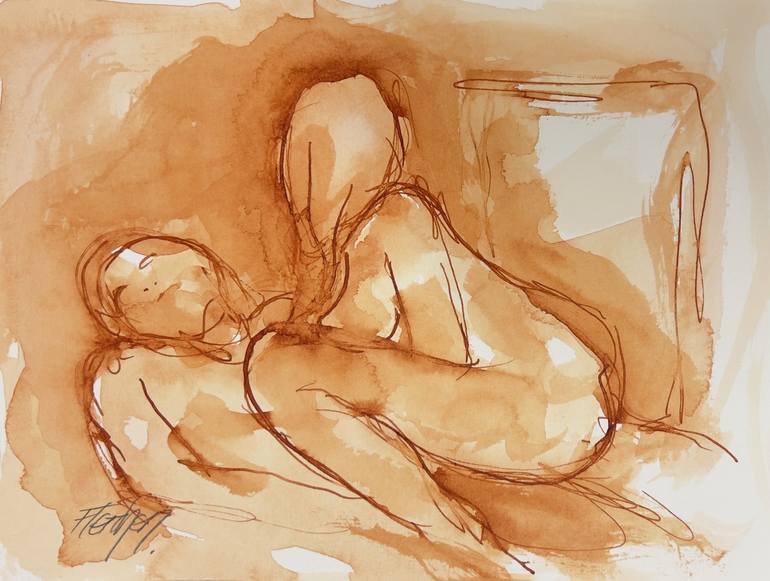 Original  Drawing by stewart fletcher