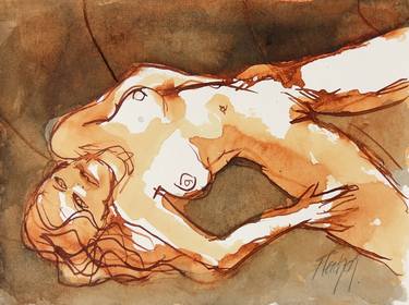 Original Expressionism Erotic Drawings by Stewart Fletcher