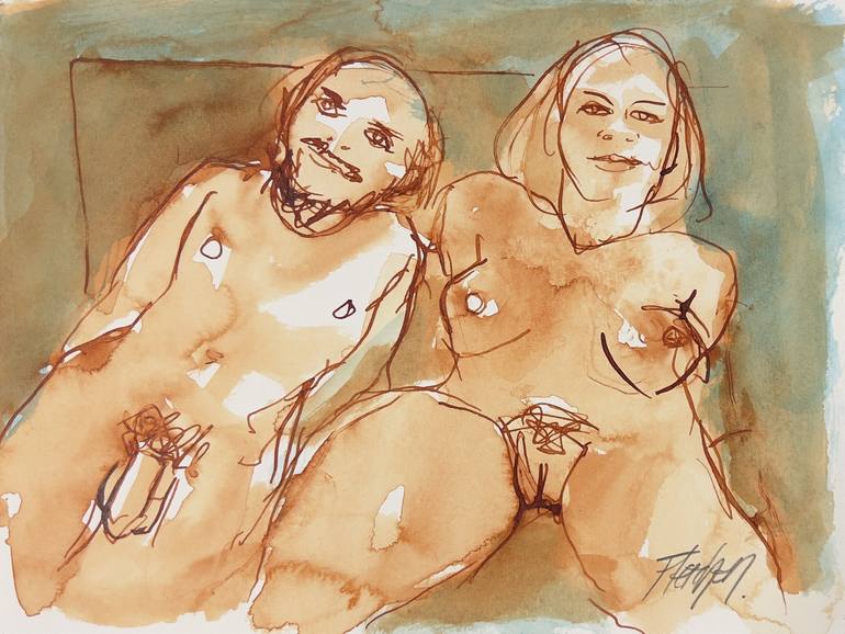 Original  Drawing by stewart fletcher