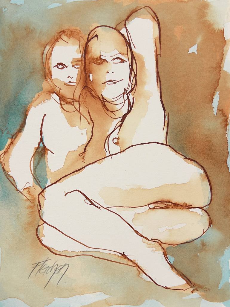 Original  Drawing by stewart fletcher