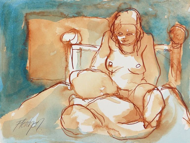 Original  Drawing by stewart fletcher