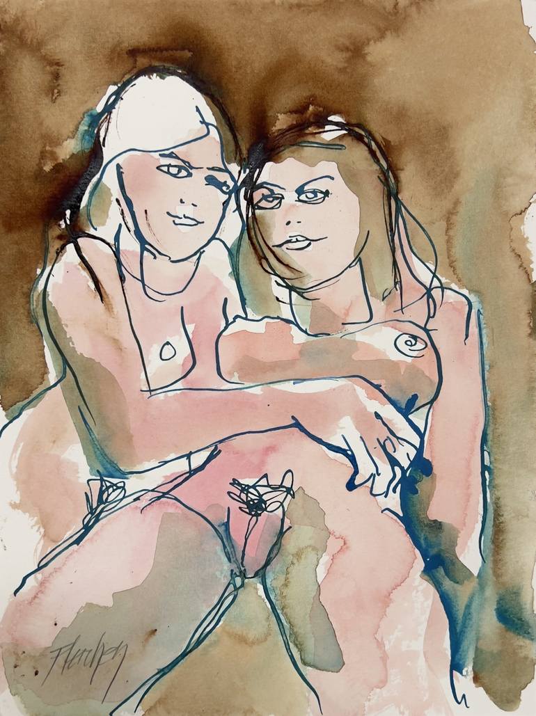 Original  Drawing by stewart fletcher