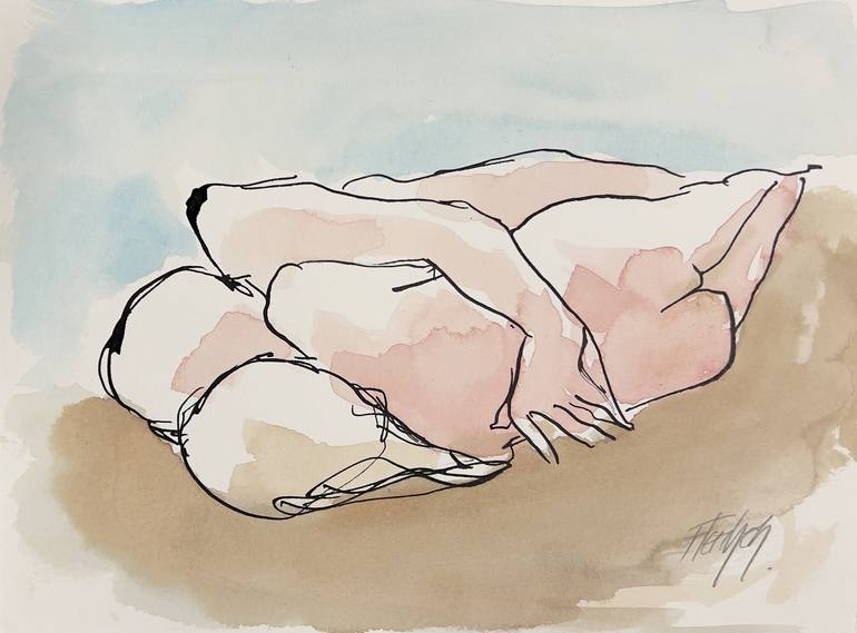 Original  Drawing by stewart fletcher