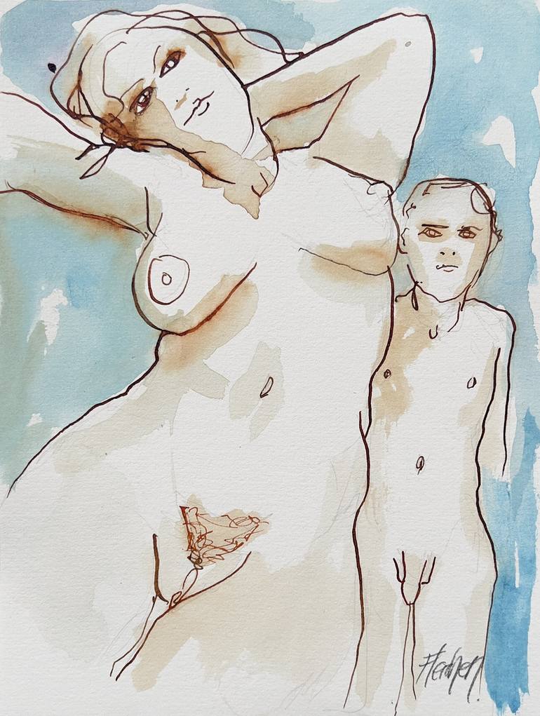 Original  Drawing by stewart fletcher