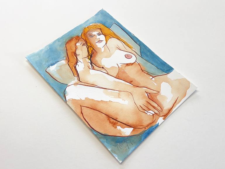 Original Contemporary Erotic Drawing by Stewart Fletcher
