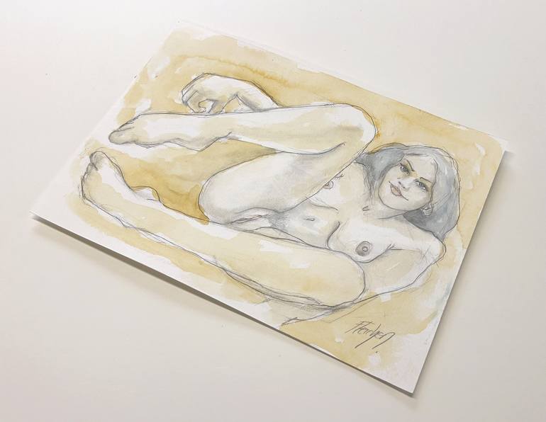 Original Expressionism Erotic Drawing by Stewart Fletcher
